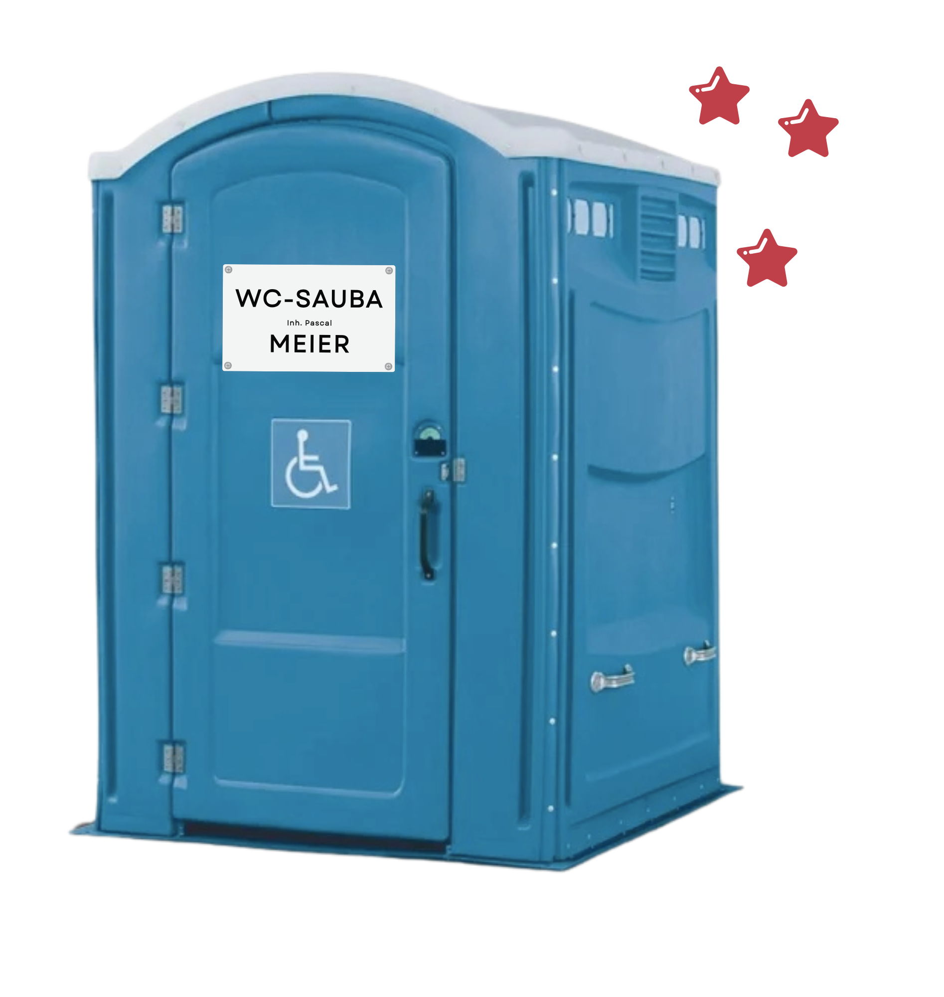 Barrierefreie Toilette mieten - WC-SAUBA