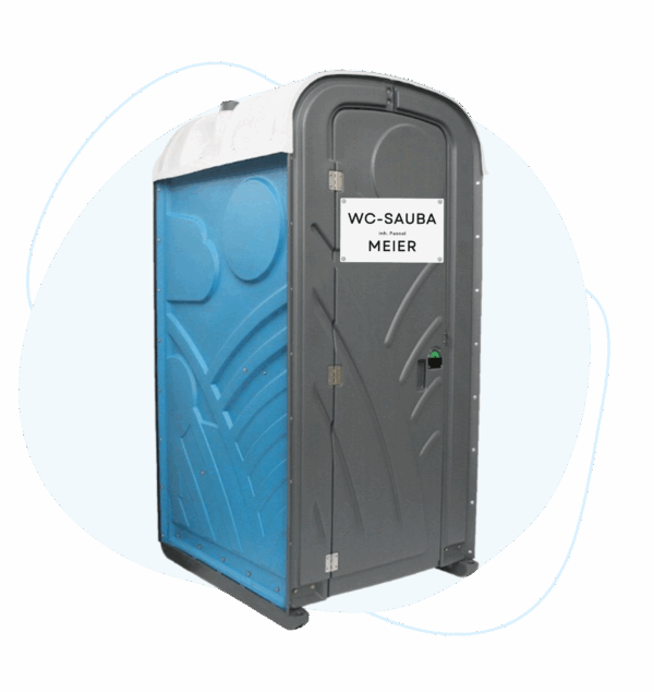 Mobile Toilette mieten - Produktfoto WC-SAUBA