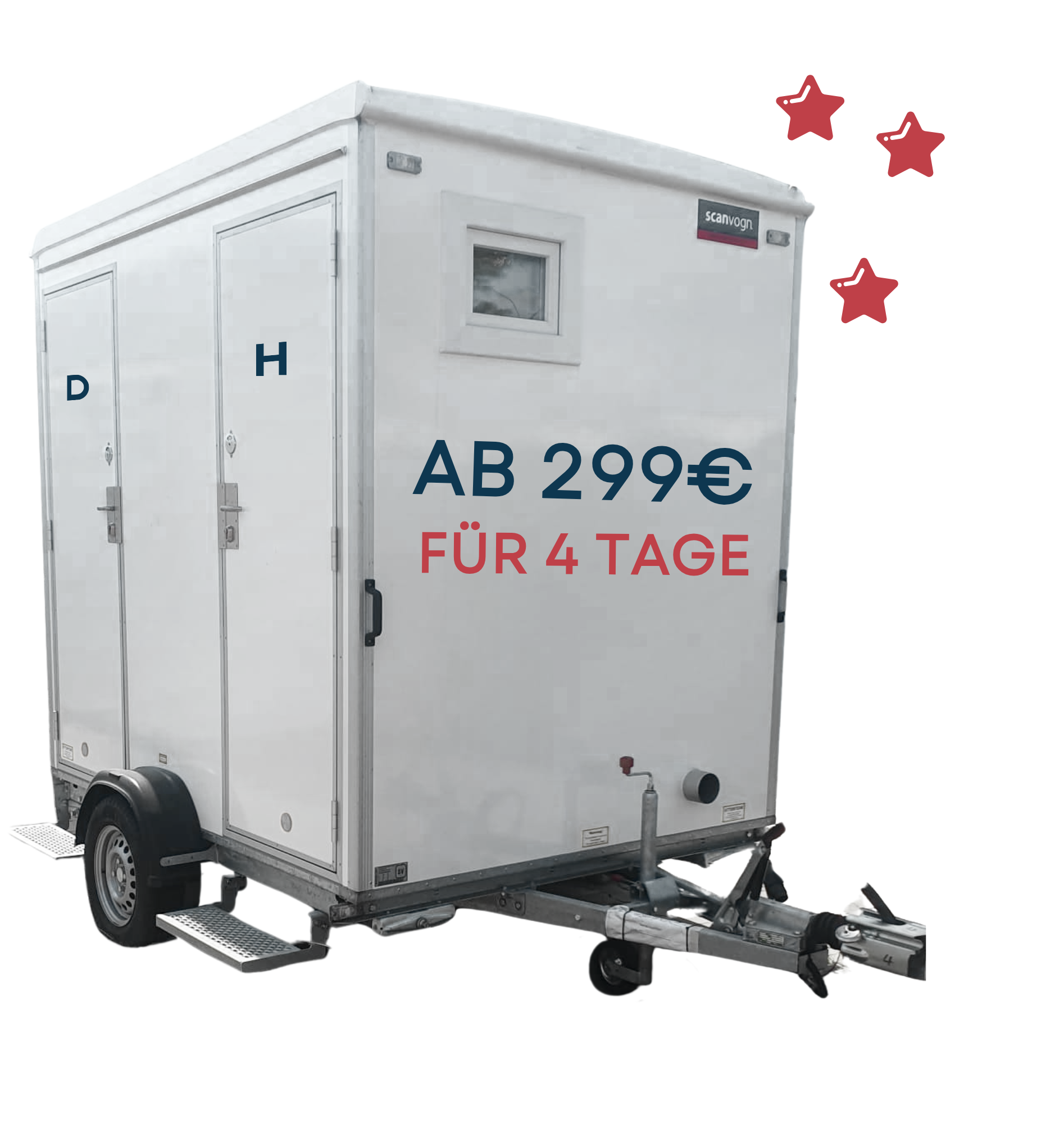 Toilettenwagen mieten - Produktfoto