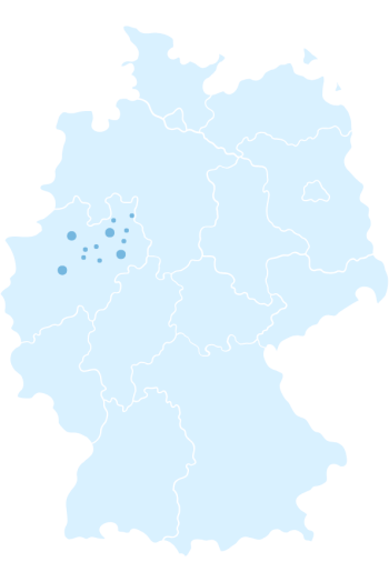 Liefergebiete WC Vermietung Bosse & WC Sauba